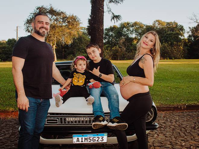 Gestantes  de  Luana + Eduardo + Murilo + Manuela = A espera de  Maria Eduarda