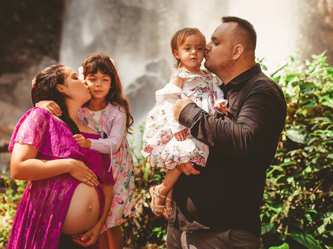 Gestantes  de  A espera de Nicolas - Mamãe Jessica Cruz + Papai Tiago + Maninha Livia + Maninha Micaela 