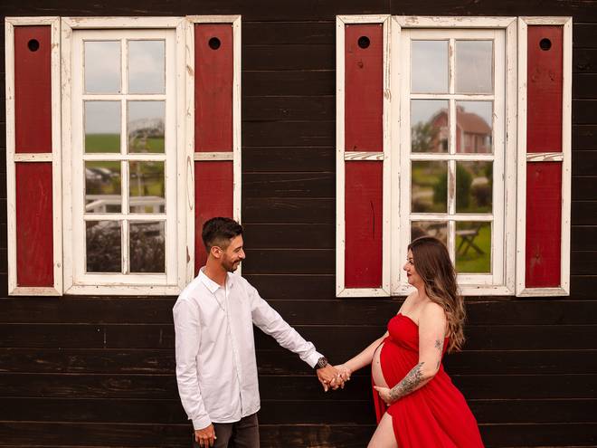 Gestantes  de A espera de Luna - Mamãe Marina e Papai Luciano 