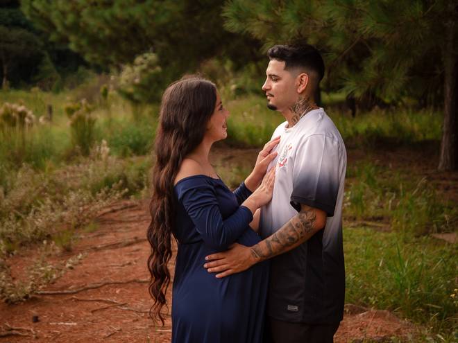 Gestantes  de Mamãe Caah + Papai  -  Espera de Davi