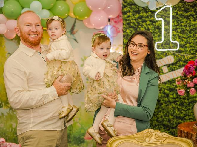 Aniversários de Mavie e Valentina - 1 ano