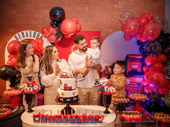 Aniversários de Bernardo - 1 ano 