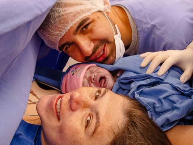 Partos de Maria Helena - Mamãe Anna + Papai Vinicius 