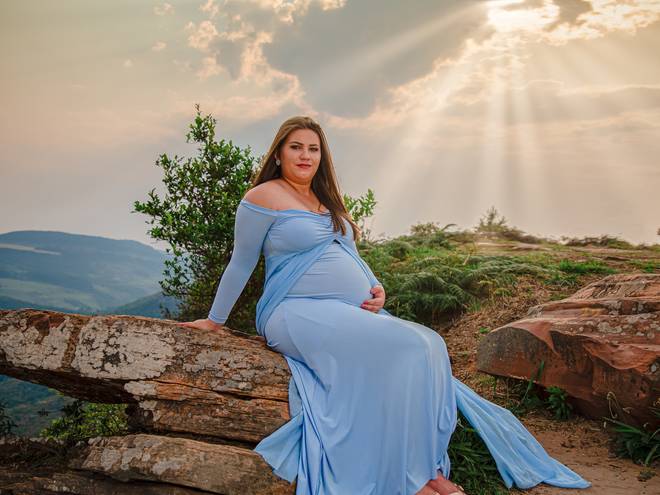 Gestantes  de Ariane Assis + Papai Leandro + Maninho Leonardo = A espera de Gael