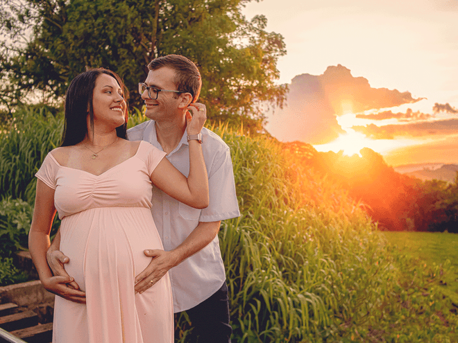 Gestantes  de Mamãe Adriele e Papai Jefferson - A espera de Ana Julia