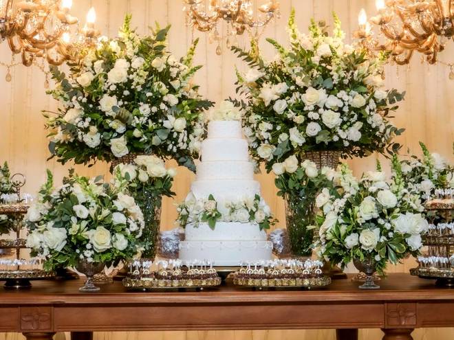 Casamento de Decoração rústico moderno de casamento 