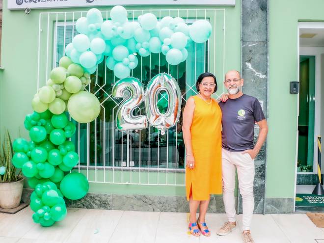 Evento de 20 anos de saúde e bem estár: A história do  Centro Santista Qualidade de Vida
