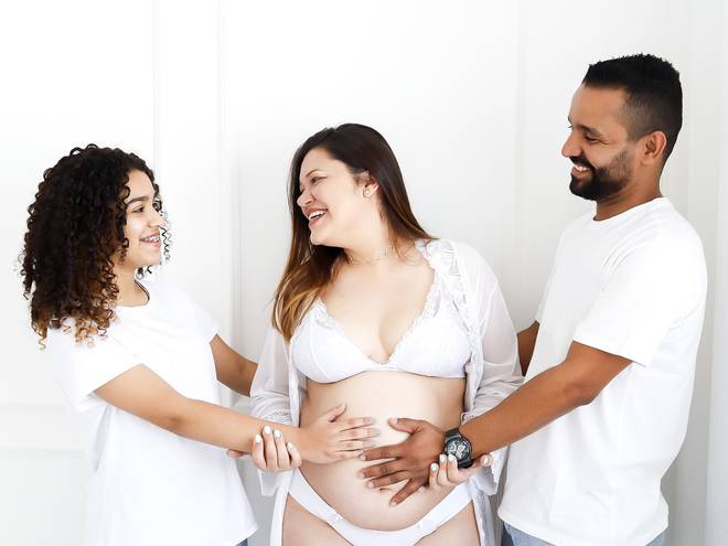 Gestante de Manoela Aparecida
