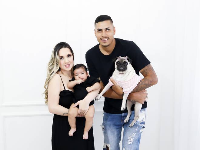 Família de Amanda, Jhone, Thomas e Jujuba