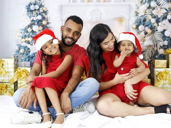 Natal 2021 de Kerolen, Arnaldo, Mirela & Giovanna