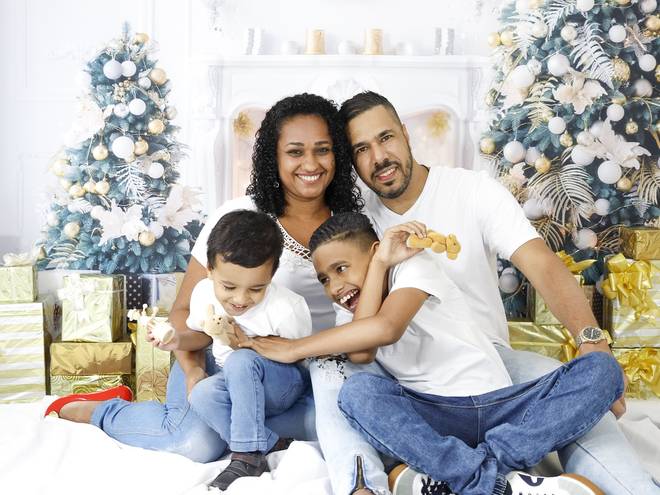 Natal 2021 de Lucimara, Francis,  Miguel & Lucca