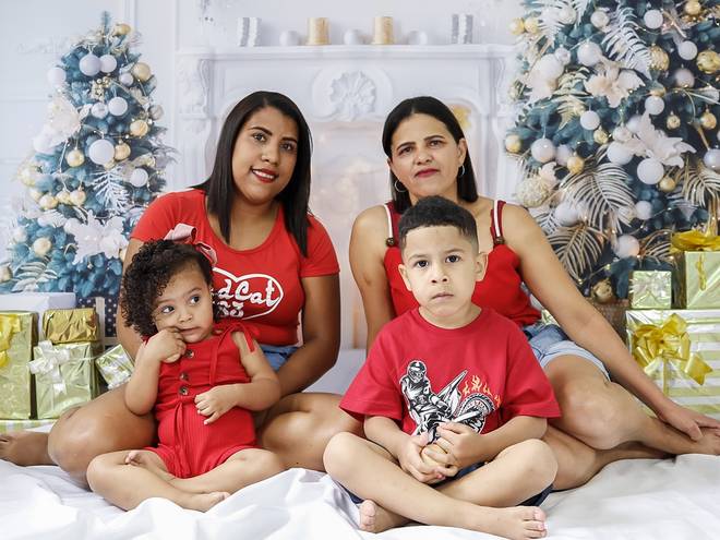 Natal 2021 de Gesica,  Maria, João & Ana Júlia