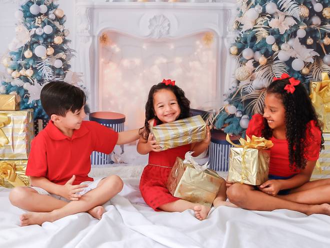 Natal 2021 de Júlia, Alice, Miguel & Gael