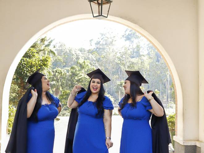 Formatura de Adriele Silva,  Jéssica Galdino & Juliana Galdino