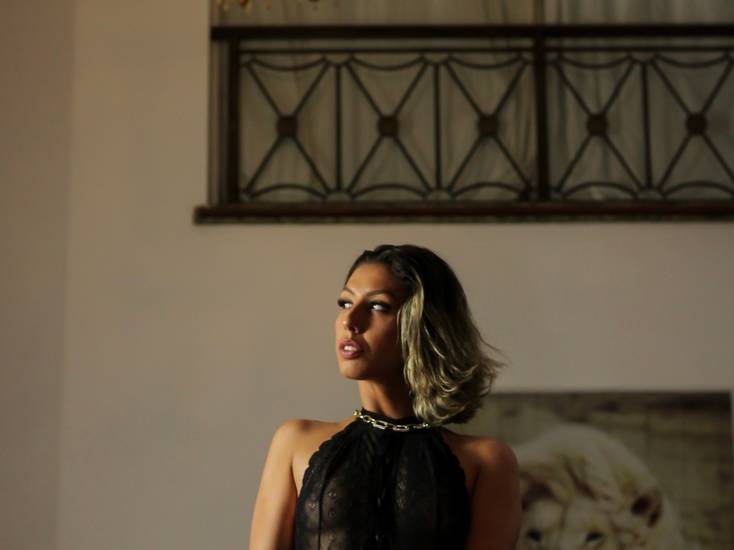 Ensaio Sensual de Ensaio Duda Ferraz