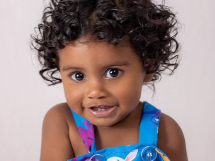 Infantil de Ensaio Theo.