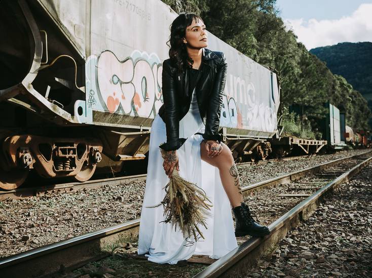 Fashion de Editorial - Noiva Roqueira