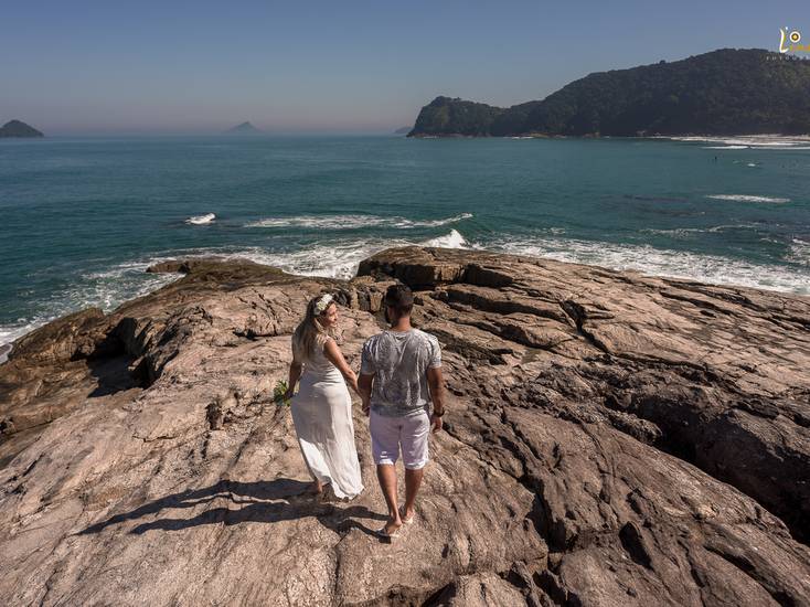 Ensaio Casal de Ensaio pré Wedding Litoral norte - Eli e Rafa