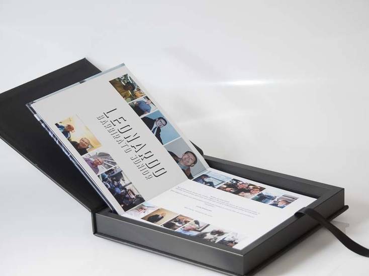 álbum de aniversário de Álbum Leonardo para Presente