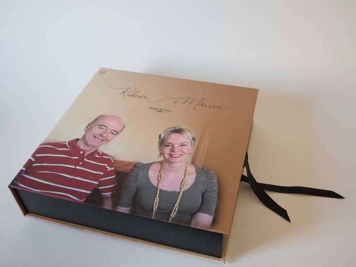 álbum de bodas de Álbum de Bodas de Ouro Rubens e Márcia