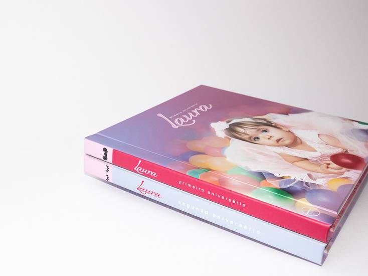 álbum de aniversário de Albuns de Aniversário da Laura - 1 ano e 2 anos