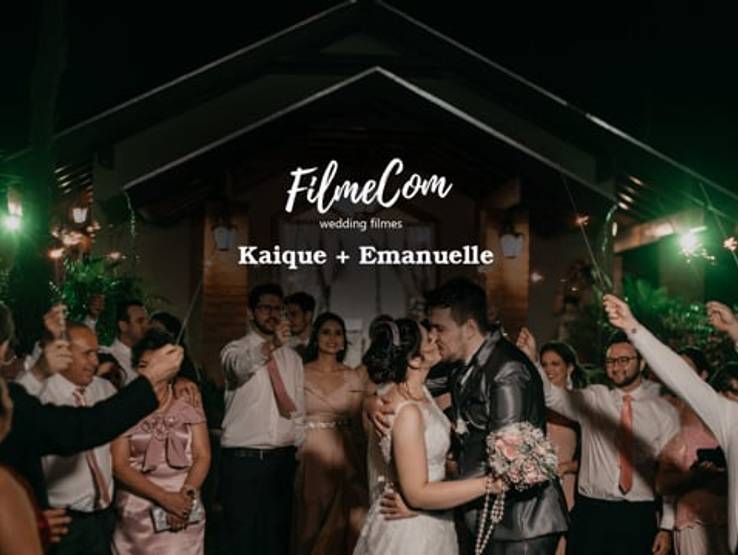 FILMES DE CASAMENTO de KAIKE E EMANUELE 