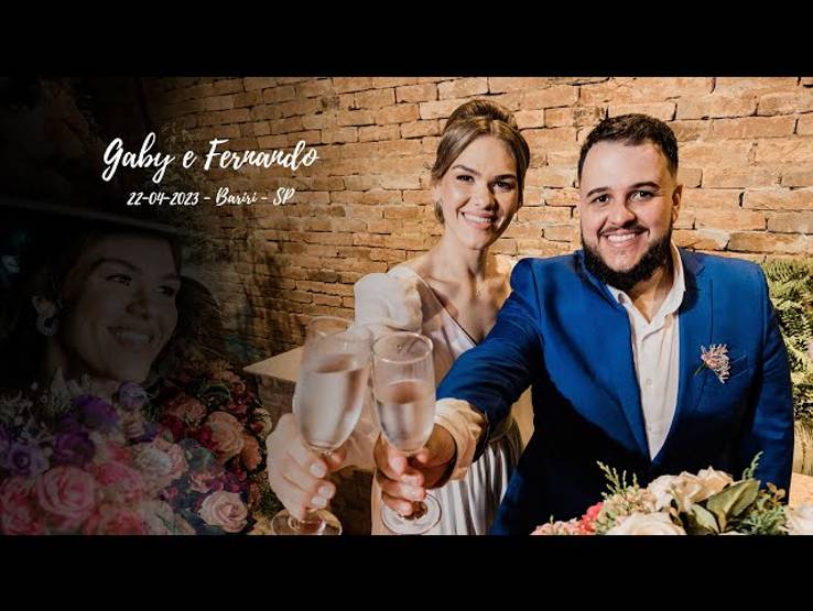 FILMES DE CASAMENTO de Casamento -  Gaby e  Luiz Fernando