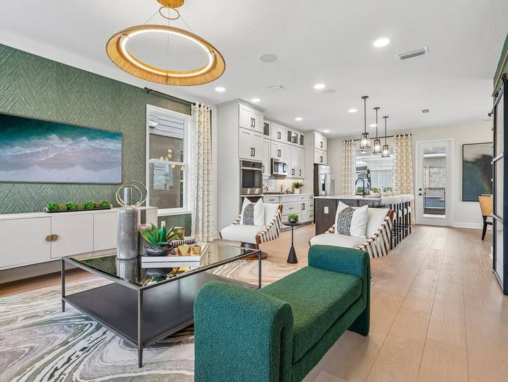 New Construction of Jensen Model Home — M/I Homes