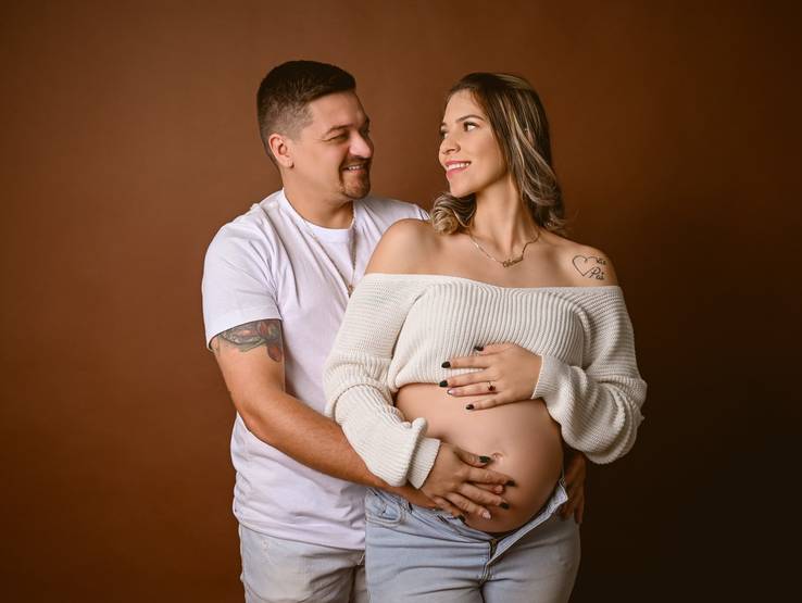 GESTANTE de Á ESPERA DO VICENTE 