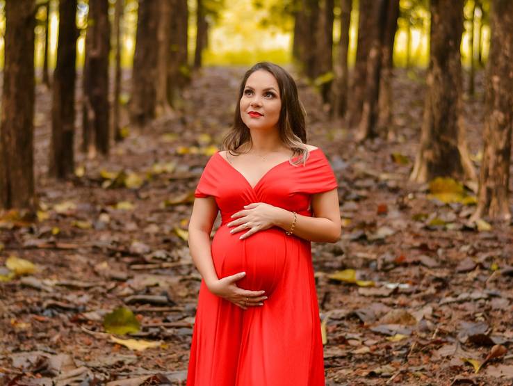 GESTANTE de Á espera de Murilo