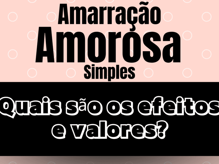 Amarração amorosa simples  de Amarração amorosa 