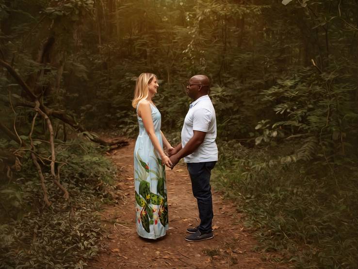 Casal de Viviana e Marco