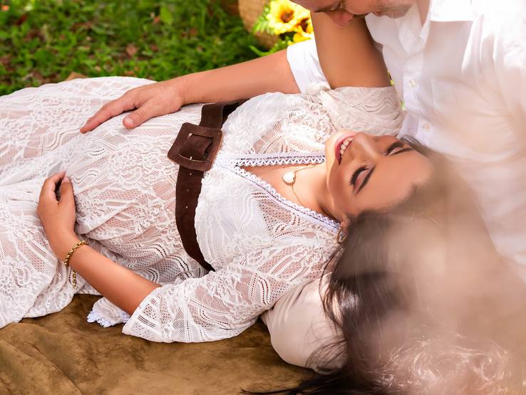Gestantes de Ensaio Boho Gestante