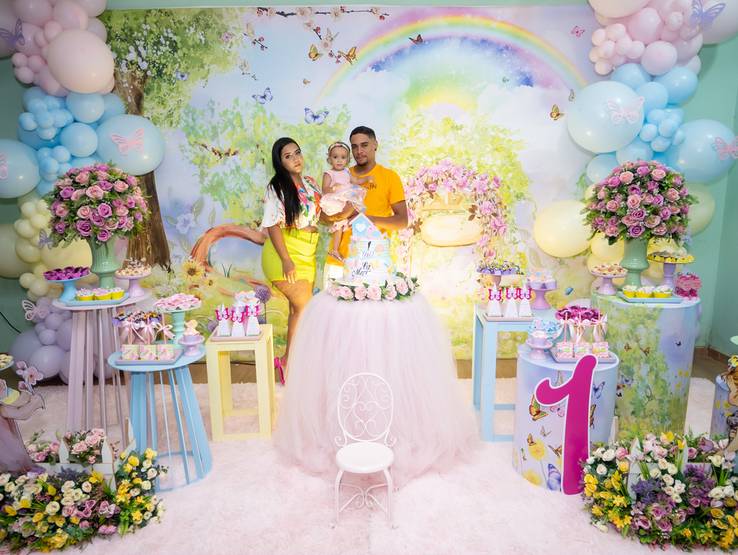 Aniversário de Aniversário 01 ano de Liz Maria