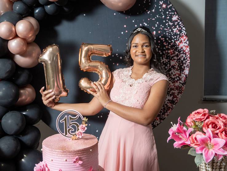 Aniversário de Aniversário 15 anos da Yasmin