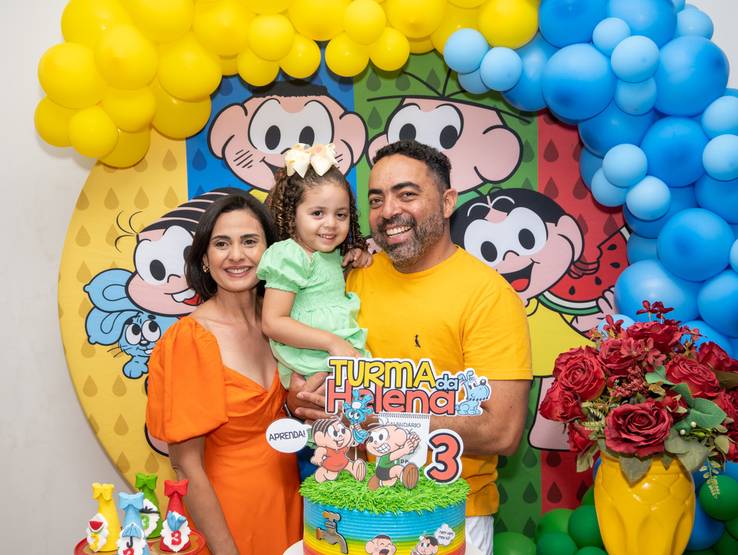 Aniversário de Aniversário Helena 03 Anos