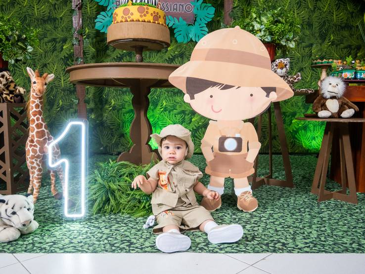 Aniversário de Safari do Pedro Cassiano -Aniversário 01 ano