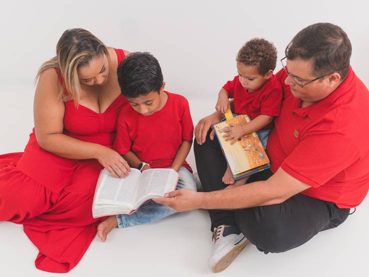 Ensaios de Claudia em Familia