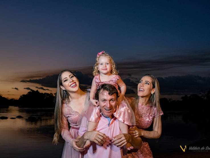 Ensaio de Elaine e Família