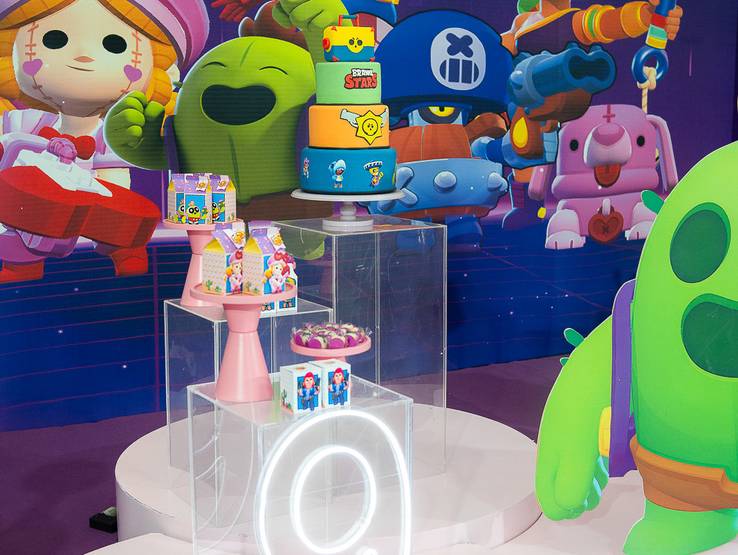 Aniversários de Aniversário Infantil com Tema Brawl Stars da Maria Heloísa 