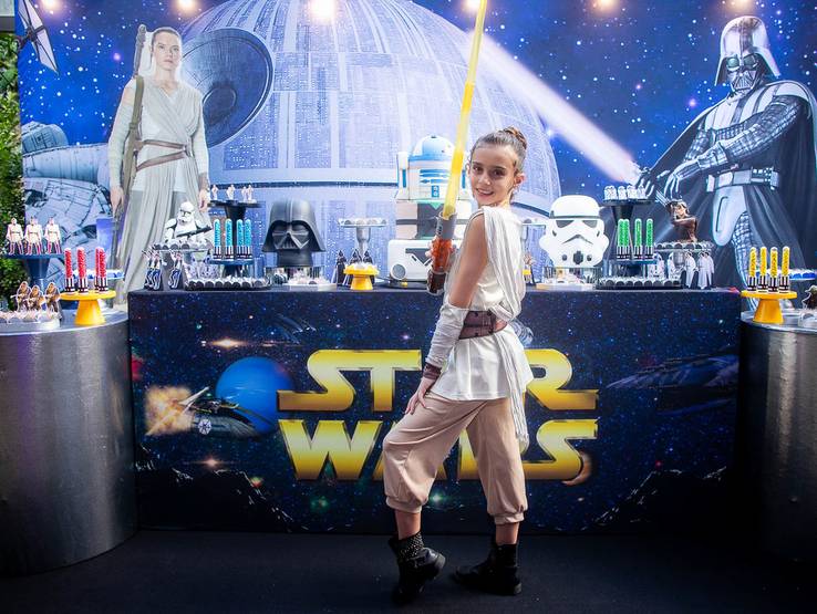 Aniversários de Aniversário Infantil com Tema Star Wars da Larissa -  Uma Aventura Intergaláctica: O Aniversário Star Wars da Larissa