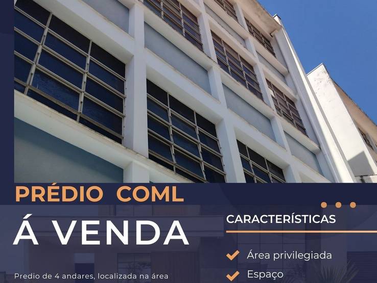 SOBRADO de VENDO PRÉDIO COML. 4 ANDARES