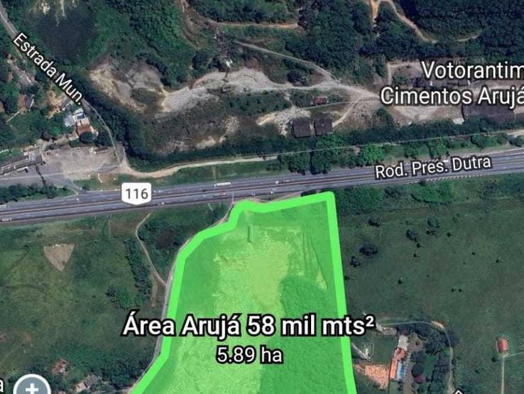 TERRENOS de VENDO ÁREA NA BEIRA DA DUTRA  