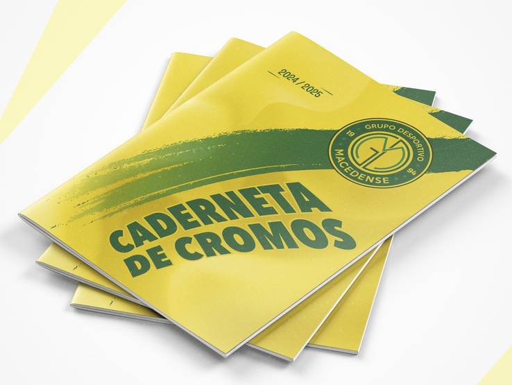 Caderneta de Cromos de Caderneta de Cromos do Grupo Desportivo Macedense 2024/2025 – Coleciona a Tua Paixão!