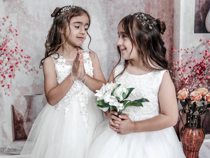 Comunhões de Sessão de COMUNHÕES 2024 - das Princesinhas Mariana & Maeva