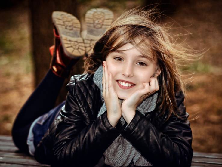 Criança de Sessão EXTERIOR - ANA