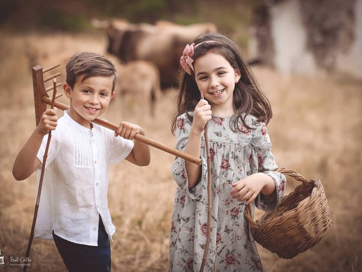 Criança de Sessão CRIANÇA no CAMPO