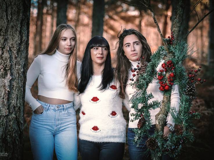 Sessões Natal de Sessões de NATAL 2021 - Carla, Catarina e Beatriz
