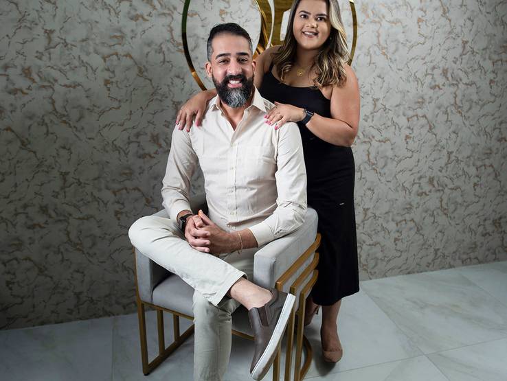 Retratos Corporativos de Dr Léo e Dra Ritchanne