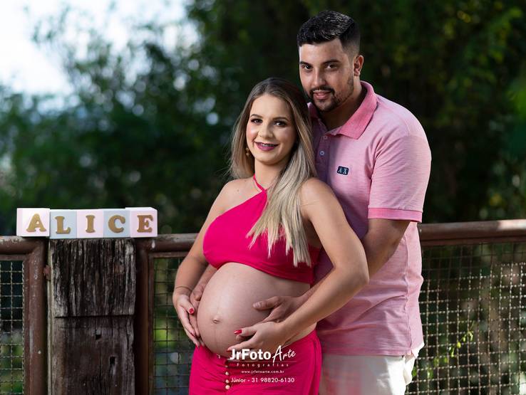 Gestantes de Larissa + Ademar = Alice